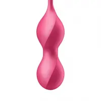 Вагінальні смарт-кульки з вібрацією Satisfyer Love Birds 2 Connect App Red, 86 г, пульт ДК — Просмотреть изображение 4