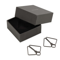 Затискачі для сосків LOCKINK Minimalism Nipple Clamps, сріблясті