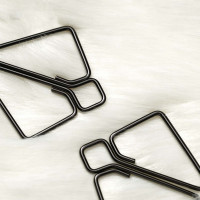 Затискачі для сосків LOCKINK Minimalism Nipple Clamps, сріблясті