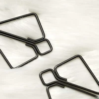 Затискачі для сосків LOCKINK Minimalism Nipple Clamps, сріблясті — Просмотреть изображение 3