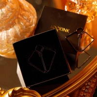 Затискачі для сосків LOCKINK Minimalism Nipple Clamps, сріблясті — Просмотреть изображение 8
