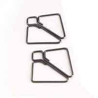 Затискачі для сосків LOCKINK Minimalism Nipple Clamps, сріблясті