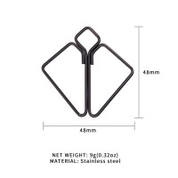 Затискачі для сосків LOCKINK Minimalism Nipple Clamps, сріблясті — Переглянути зображення 9