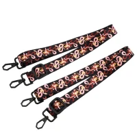 БДСМ-набір LOCKINK The Flowering Serpent Bondage Set, чорний, з малюнком у вигляді змій, 7 предметів — Просмотреть изображение 7