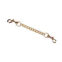 Наручники Liebe Seele Boudoir Amor Wrist Cuffs Black, з’єднувальний ланцюжок на карабінах — Переглянути зображення 8