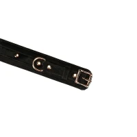 Наручники Liebe Seele Boudoir Amor Wrist Cuffs Black, з’єднувальний ланцюжок на карабінах — Переглянути зображення 5