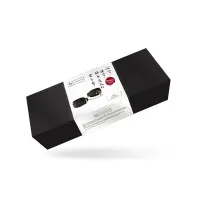Наручники Liebe Seele Boudoir Amor Wrist Cuffs Black, з’єднувальний ланцюжок на карабінах — Переглянути зображення 2