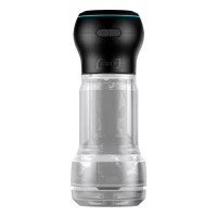 Мастурбатор Kiiroo Feel Pocket Crystal зі всмоктувальною інтерактивною насадкою PowerBlow Combo Set — Просмотреть изображение 1