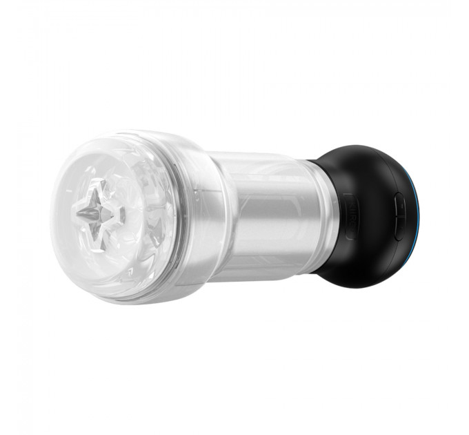 Мастурбатор Kiiroo Feel Pocket Crystal зі всмоктувальною інтерактивною насадкою PowerBlow Combo Set