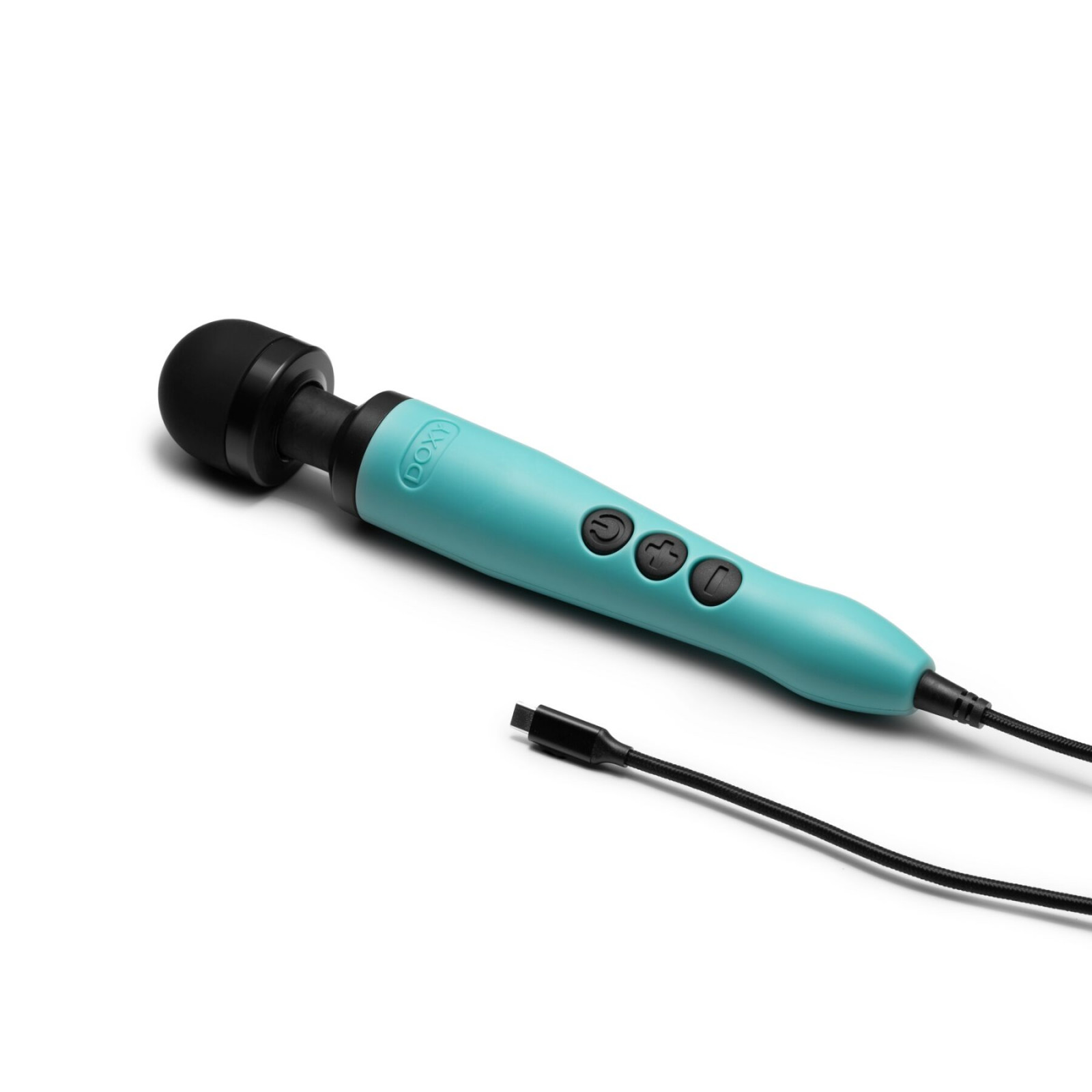 Вибромассажер DOXY3 USB-C Massager TURQUOISE, кабель USB-C, регулируемая интенсивность, компактный