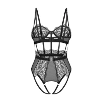 Боді Obsessive Hersis crotchless teddy S/M — Переглянути зображення 8
