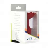 Силіконова анальна пробка Lux Active с розой - Red Rose Silicone Anal Plug — Переглянути зображення 6