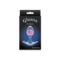 Анальная пробка NS Novelties Cosmic Glams - Small - Pink — Просмотреть изображение 3