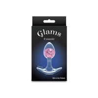 Анальна пробка NS Novelties Cosmic Glams - Small - Pink — Переглянути зображення 3