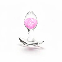 Анальна пробка NS Novelties Cosmic Glams - Small - Pink — Переглянути зображення 1