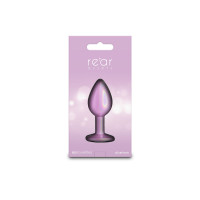 Анальная пробка NS Novelties Rear Assets - Iridescent Pink - Small - Pink — Просмотреть изображение 4
