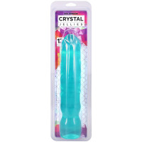 Фалоімітатор Doc Johnson Crystal Jellies - 12 Inch Big Boy - Teal — Переглянути зображення 2