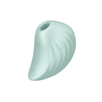 Вакуумний кліторальний стимулятор із вібрацією Satisfyer Pearl Diver Mint — Переглянути зображення 1