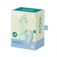 Вакуумний кліторальний стимулятор із вібрацією Satisfyer Pearl Diver Mint — Переглянути зображення 5