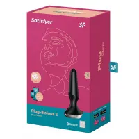 Анальна смарт-вібропробка Satisfyer Plug-ilicious 2 Black — Просмотреть изображение 5