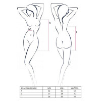 Сорочка сукня під латекс зі шнурівкою Passion BELLATRIX CHEMISE L/XL, black, трусики