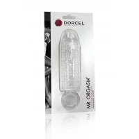 Насадка на член Dorcel Mr. Orgasm з кільцем для мошонки, ультрастимулювальний рельєф — Просмотреть изображение 3