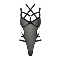 Боди-монокини Passion Exclusive HAGAR BODY XXL/XXXL, black — Переглянути зображення 5