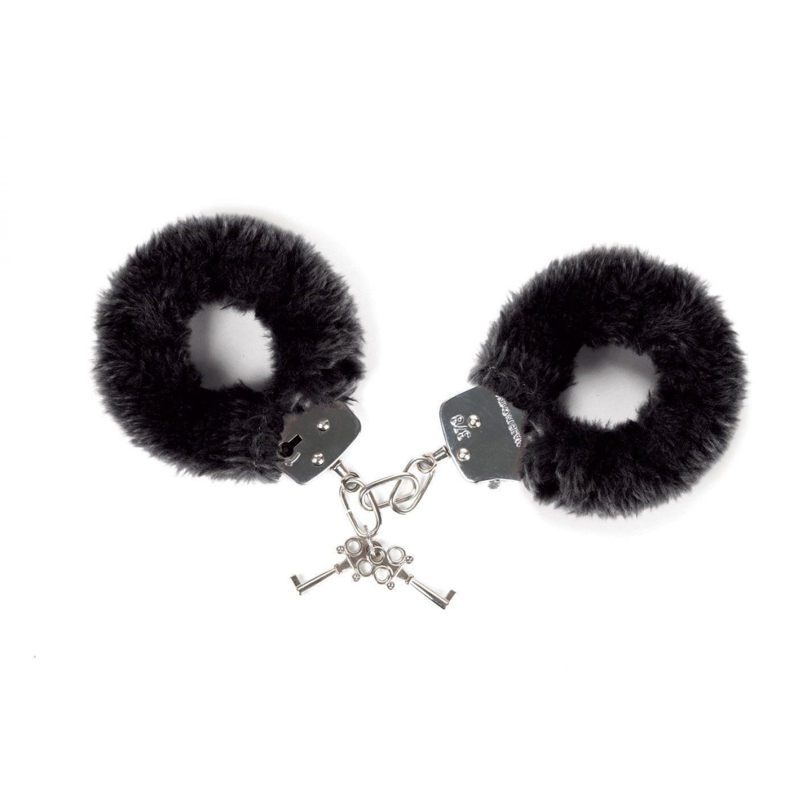 Наручники з плюшевим оздобленням Love To Love ATTACH ME Black