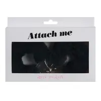 Наручники з плюшевим оздобленням Love To Love ATTACH ME Black — Переглянути зображення 2