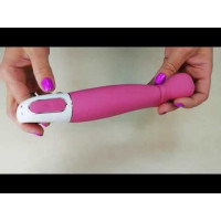 Мощный вибратор Satisfyer Vibes Petting Hippo с гибким стволом, литой силикон, 12 режимов работы