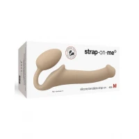 Безремінний страпон Strap-On-Me Flesh M, повністю регульований, діаметр 3,3 см — Переглянути зображення 3