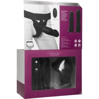 Набір для страпона з вібрацією Doc Johnson Body Extensions - BE Naughty - Black — Переглянути зображення 8