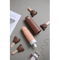 Вибратор KISTOY Mr.Ted, реалистичный вибратор под видом мороженого, диаметр 43мм — Просмотреть изображение 13