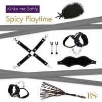 Подарунковий набір для BDSM RIANNE S — Kinky Me Softly Black: 8 предметів для задоволення — Переглянути зображення 2