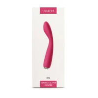 Вібратор для клітора та точки G Svakom Iris Plum Red — Просмотреть изображение 8