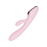 Вибратор-кролик с надувающейся головкой KISTOY A-King, LED-экран