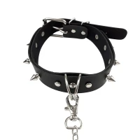Нашийник з шипами та повідцем Art of Sex - Collar Spikes and Leash — Переглянути зображення 6