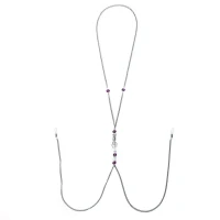 Прикраса для сосків Art of Sex - Nipple Clamps Arrow, колір фіолетовий — Переглянути зображення 2