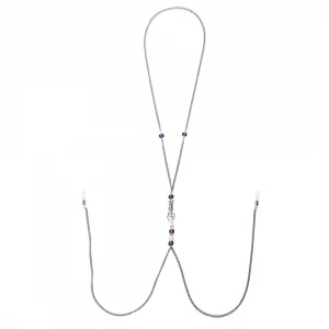 Прикраса для сосків Art of Sex - Nipple Clamps Arrow, колір фіолетовий