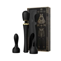 Вібромасажер з насадками Zalo — Kyro Wand Obsidian Black — Переглянути зображення 10