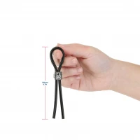 Ерекційне кільце-ласо LUX Active Tether Adjustable Silicone Cock Tie, регульоване — Переглянути зображення 3