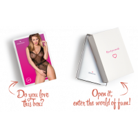 Сітчастий бодістокінг з доступом Obsessive B115 teddy S/M/L, чорний — Переглянути зображення 7