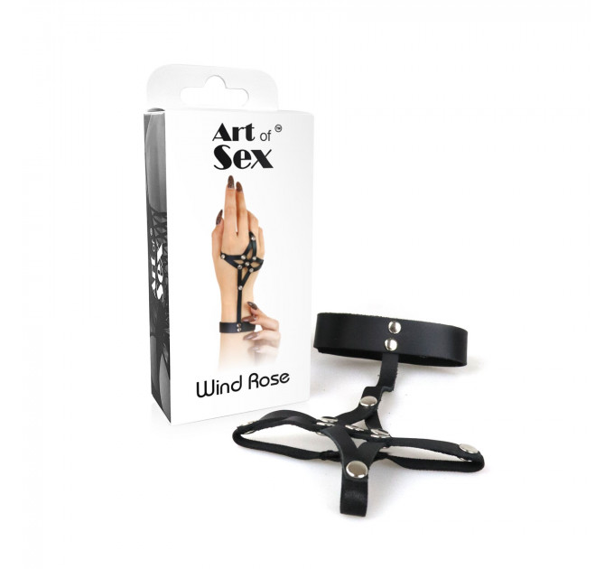 Прикраса на руку Art of Sex - Wind Rose star, колір Чорний