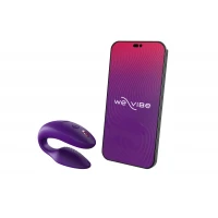 Смарт-вібратор для пар We-Vibe Sync 2 Purple, 10 віброрежимів, пульт ДК — Переглянути зображення 1