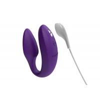 Смарт-вібратор для пар We-Vibe Sync 2 Purple, 10 віброрежимів, пульт ДК — Переглянути зображення 6