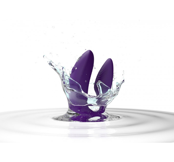 Смарт-вібратор для пар We-Vibe Sync 2 Purple, 10 віброрежимів, пульт ДК