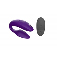 Смарт-вібратор для пар We-Vibe Sync 2 Purple, 10 віброрежимів, пульт ДК — Переглянути зображення 2