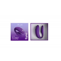 Смарт-вібратор для пар We-Vibe Sync 2 Purple, 10 віброрежимів, пульт ДК — Переглянути зображення 7