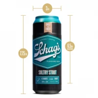 Мастурбатор – банка пива Blush Schag's – Sultry Stout Masturbator – Frosted, самозмащуваний, вакуум — Переглянути зображення 10