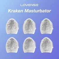 Набір мастурбаторів-яєць Lovense Kraken masturbator egg box, 6 штук, різна текстура — Переглянути зображення 5